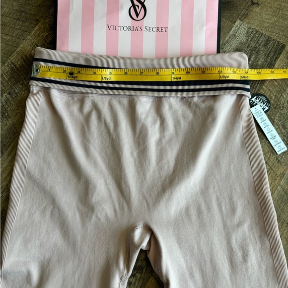 VS PINK FLIP IT SEAMLESS FOLDOVER LEGGINGS SIZE LARGE - Picture 8 of 12